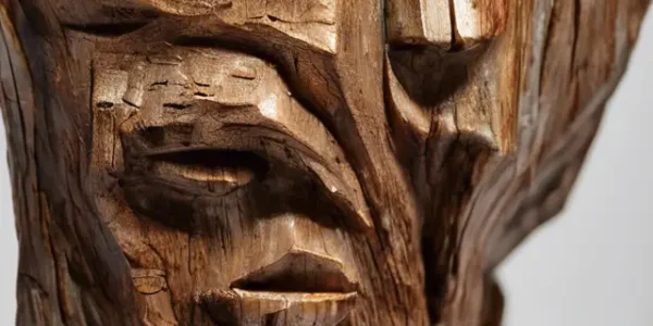 Статуэтки из окаменелого дерева
